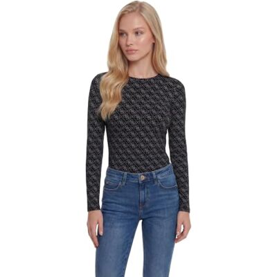 GUESS Ls Boat Nk Teodora 4g Allover LS BOAT NK TEODORA 4G ALLOVER TOP Femme (lot de 1) GUESS Ls Boat Nk Teodora 4g Allover LS BOAT NK TEODORA 4G ALLOVER TOP Femme (lot de 1)