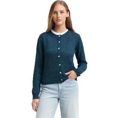 TOM TAILOR Denim 1047900 Cardigan en tricot Femme TOM TAILOR Denim 1047900 Cardigan en tricot Femme