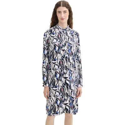 TOM TAILOR 1043047 Robe en jersey avec motif Femme (lot de 1) TOM TAILOR 1043047 Robe en jersey avec motif Femme (lot de 1)