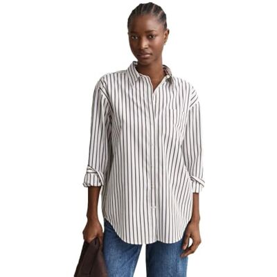 GANT Rel Classic Poplin Striped Shirt Blouse Femme GANT Rel Classic Poplin Striped Shirt Blouse Femme