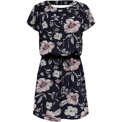 ONLY Onlmariana Myrina S/S Det Dress Noos Wvn Robe décontractée Femme ONLY Onlmariana Myrina S/S Det Dress Noos Wvn Robe décontractée Femme