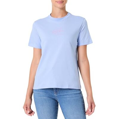 Calvin Jeans T-shirts graphiques pour femmes, Bleu (bleu modéré), S Calvin Jeans T-shirts graphiques pour femmes, Bleu (bleu modéré), S