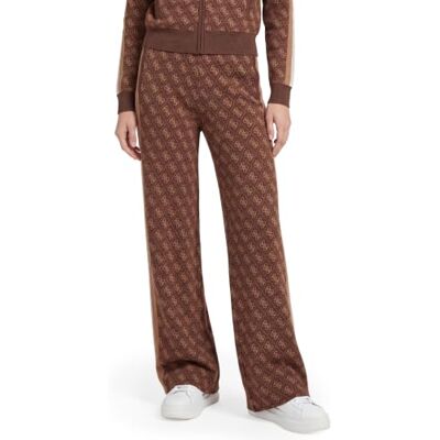 GUESS Aneira 4g Wide Leg Swtr Pant Aneira 4G Pantalon Swtr à jambe large Femme (lot de 1) GUESS Aneira 4g Wide Leg Swtr Pant Aneira 4G Pantalon Swtr à jambe large Femme (lot de 1)