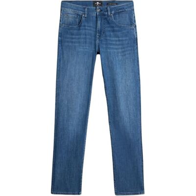 7 For All Mankind Slimmy Tapered Philly Blue, bleu foncé, 29W 7 For All Mankind Slimmy Tapered Philly Blue, bleu foncé, 29W