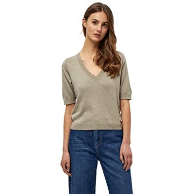 Minus Milla V-neck Knit Tee 1 T-shirt en tricot avec col en Femme (lot de 1) Minus Milla V-neck Knit Tee 1 T-shirt en tricot avec col en Femme (lot de 1)