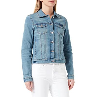 TOM TAILOR Denim TOM TAILOR MY TRUE ME Dames Veste blazer grande taille avec lin TOM TAILOR Denim TOM TAILOR MY TRUE ME Dames Veste blazer grande taille avec lin