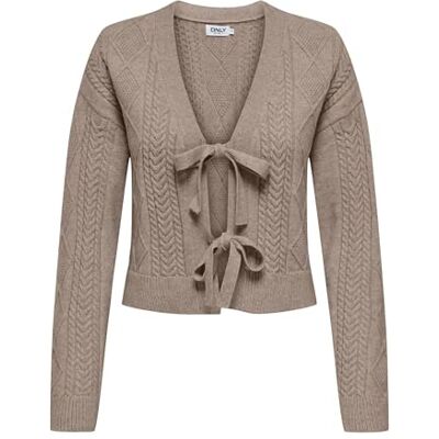 ONLY Onlfia Ls String Cardigan KNT Nca, Mocha Meringue Melange, S Femme, Mocha Meringue Melange, S ONLY Onlfia Ls String Cardigan KNT Nca, Mocha Meringue Melange, S Femme, Mocha Meringue Melange, S