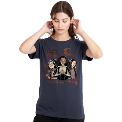 Disney Hocus Pocus 2 Witchful Thinking With Becca, Izzy And Cassie Ladies T Shirt, Deep Navy T-shirt Femme Disney Hocus Pocus 2 Witchful Thinking With Becca, Izzy And Cassie Ladies T Shirt, Deep Navy T-shirt Femme