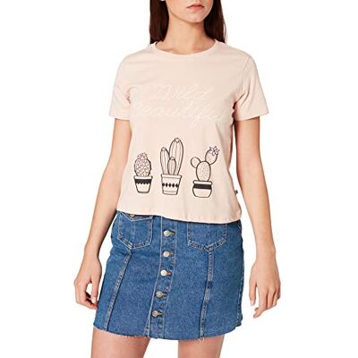 LTB Jeans Sowiza T-Shirt Femme, Rose Dust 3836, L LTB Jeans Sowiza T-Shirt Femme, Rose Dust 3836, L