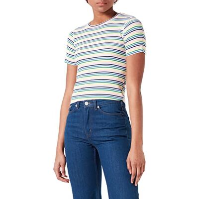 LTB Jeans Hogaza Haut pour femme, Rayures colorées 5186, M LTB Jeans Hogaza Haut pour femme, Rayures colorées 5186, M