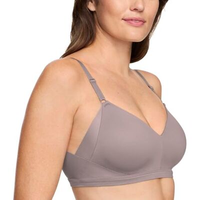 Warner's Soutien-gorge T-shirt pour femme, vison, M Warner's Soutien-gorge T-shirt pour femme, vison, M