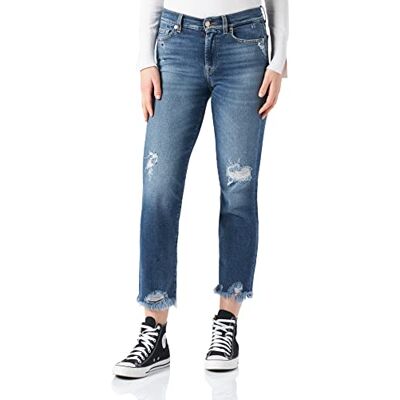 7 For All Mankind Jeans Femme, Bleu Foncé, 23W 7 For All Mankind Jeans Femme, Bleu Foncé, 23W