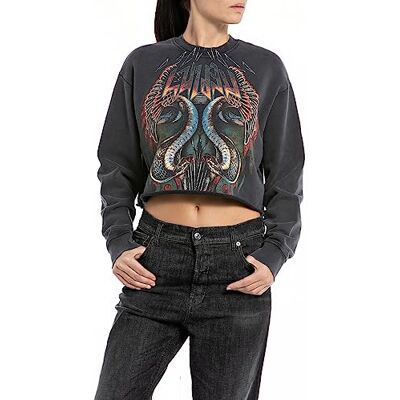 Replay W3107 Sweater cache-épaules Femme Replay W3107 Sweater cache-épaules Femme