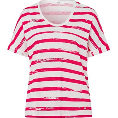BRAX T-shirt Carrie pour femme, Crunchy Pink, 36 BRAX T-shirt Carrie pour femme, Crunchy Pink, 36