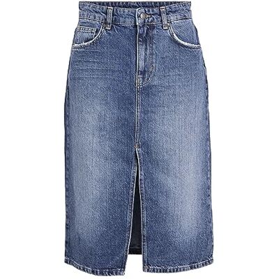 Object Objharlow Noos Midi Denim Skirt Jupe Femme Object Objharlow Noos Midi Denim Skirt Jupe Femme