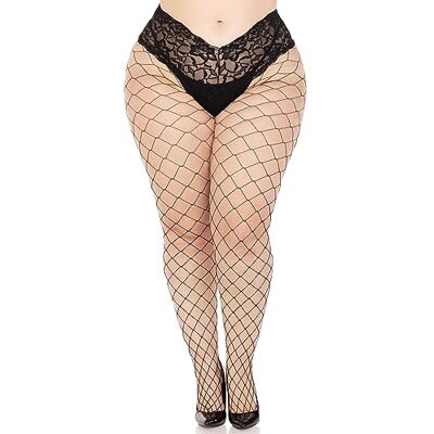 Leg Avenue Collant Shorty Resille Grande Maille Leg Avenue Collant Shorty Resille Grande Maille