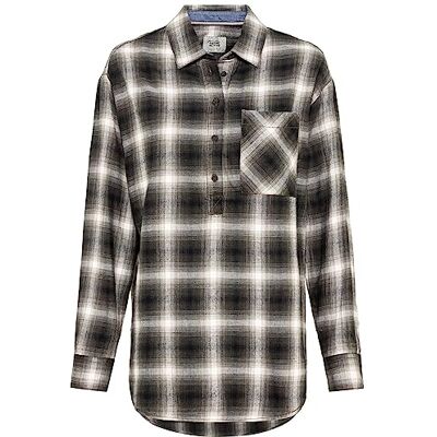 camel active Womenswear 309730/8s41 Blouse, Bleu Nuit à Carreaux, M Femme camel active Womenswear 309730/8s41 Blouse, Bleu Nuit à Carreaux, M Femme