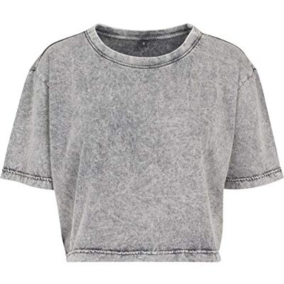 Build Your Brand KiarenzaFD Ladies Acid Washed T-shirt à manches courtes Build Your Brand KiarenzaFD Ladies Acid Washed T-shirt à manches courtes