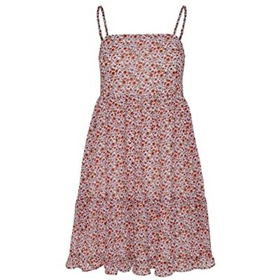 ONLY Onlann Star Singlet Dress Noos Ptm Robe Femme, Cloud Dancer/Aop:nanna Ditsy, M ONLY Onlann Star Singlet Dress Noos Ptm Robe Femme, Cloud Dancer/Aop:nanna Ditsy, M