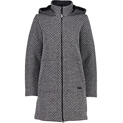 CMP Jacquard Wooltech Long Coat Jacquard wooltech long coat Femme CMP Jacquard Wooltech Long Coat Jacquard wooltech long coat Femme