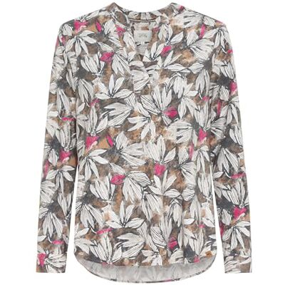 camel active Chemisier pour femme, Aop Magnolia, XXL camel active Chemisier pour femme, Aop Magnolia, XXL