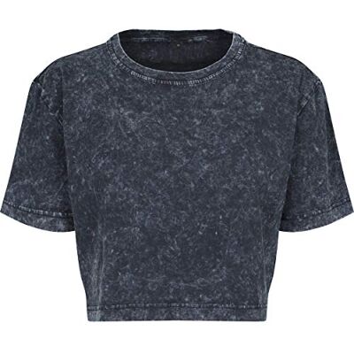 Build Your Brand KiarenzaFD Ladies Acid Washed T-shirt à manches courtes Build Your Brand KiarenzaFD Ladies Acid Washed T-shirt à manches courtes
