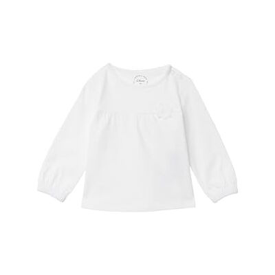 s.Oliver Junior 2176063 T-shirt à manches longues 0100 92 pour filles s.Oliver Junior 2176063 T-shirt à manches longues 0100 92 pour filles
