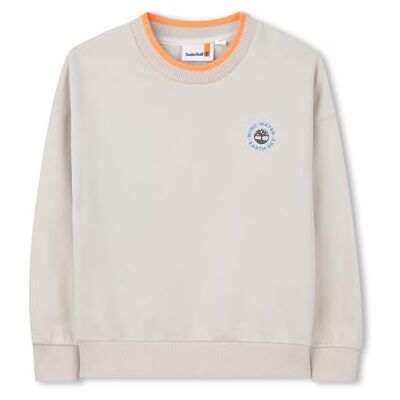 Timberland Sweat-shirt garçon, gris, 5 ans Timberland Sweat-shirt garçon, gris, 5 ans