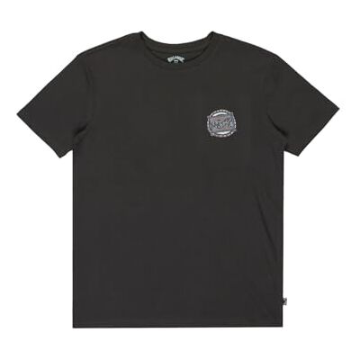 BILLABONG T-shirt pour garçon Crayon Wave SS, noir délavé, 8 ans BILLABONG T-shirt pour garçon Crayon Wave SS, noir délavé, 8 ans