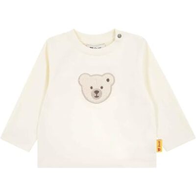 Steiff T-shirt à manches longues UE taille 56 Eggnog, sweat à manches longues pour enfant, pull à manches longues, haut pour bébé, t-shirt basique idéal, confortable et doux, lavable en machine Steiff T-shirt à manches longues UE taille 56 Eggnog, sweat à manches longues pour enfant, pull à manches longues, haut pour bébé, t-shirt basique idéal, confortable et doux, lavable en machine