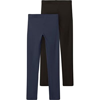 NAME IT Leggings Garçon, Saphir Foncé/Paquet : Emballé avec Noir, 158 NAME IT Leggings Garçon, Saphir Foncé/Paquet : Emballé avec Noir, 158