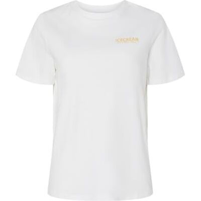 PIECES Pcfunsun Ss T-shirt imprimé JRS Bc, Blanc éclatant., XS PIECES Pcfunsun Ss T-shirt imprimé JRS Bc, Blanc éclatant., XS