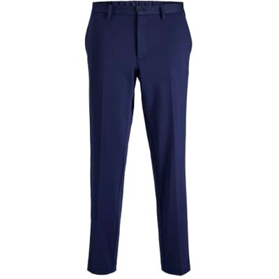 JACK & JONES JACK&JONES JUNIOR Jjejaxon Noos Jnr Pantalon en jersey pour garçon, Bleu médiéval, 152 JACK & JONES JACK&JONES JUNIOR Jjejaxon Noos Jnr Pantalon en jersey pour garçon, Bleu médiéval, 152