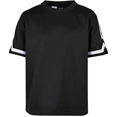 Urban Classics Uck2890-boys Oversized Stripes Mesh Tee T-shirt Garçon Urban Classics Uck2890-boys Oversized Stripes Mesh Tee T-shirt Garçon