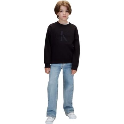 Calvin Sweat-shirt Seasonal Monologo Cn Lvckfjb29b pour garçon Calvin Sweat-shirt Seasonal Monologo Cn Lvckfjb29b pour garçon