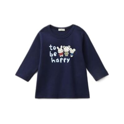 United T-shirt M/L, bleu, 12 mois United T-shirt M/L, bleu, 12 mois