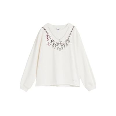 Desigual Sweat_superstar sweatshirt Fille Desigual Sweat_superstar sweatshirt Fille