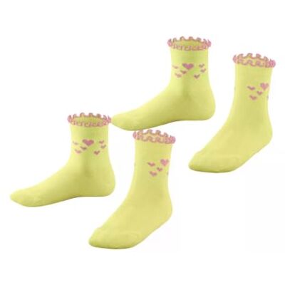 ESPRIT mixte enfant Lovely Heart 2-Pack chaussettes respirantes coton motif fantaisie coeur douces sur la peau résistantes multipack 2 paires ESPRIT mixte enfant Lovely Heart 2-Pack chaussettes respirantes coton motif fantaisie coeur douces sur la peau résistantes multipack 2 paires