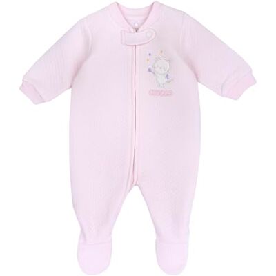 Chicco Grenouillère unisexe pour bébé et bébé, Rose clair, 6 mois Chicco Grenouillère unisexe pour bébé et bébé, Rose clair, 6 mois