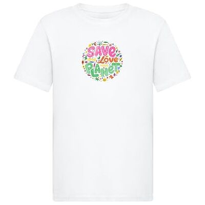 Mtk375-kids Save And Love Tee T-shirt Garçon (lot de 1) Mtk375-kids Save And Love Tee T-shirt Garçon (lot de 1)