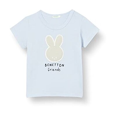 United (Z6ERJ T- Shirt 3I1XMM289, Bleu Ciel Gris 081, 50 cm Bébé Fille United (Z6ERJ T- Shirt 3I1XMM289, Bleu Ciel Gris 081, 50 cm Bébé Fille