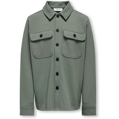 Only & Sons junior Osjnew Kodyl SWT Noos Overshirt Sweat, Castor Gray, 146-152 Only & Sons junior Osjnew Kodyl SWT Noos Overshirt Sweat, Castor Gray, 146-152