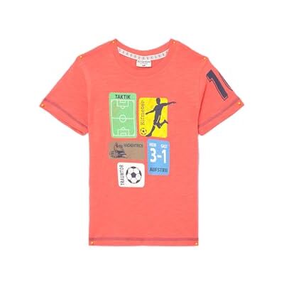 SALT AND PEPPER Boys Ts Printflockprint Soccer T-shirt Garçon SALT AND PEPPER Boys Ts Printflockprint Soccer T-shirt Garçon
