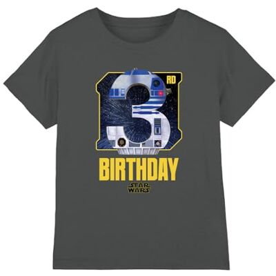 Star Wars R2D2 T-shirt unisexe pour enfant Motif espace Gris anthracite 9-10 ans, charbon, 9-10 ans Star Wars R2D2 T-shirt unisexe pour enfant Motif espace Gris anthracite 9-10 ans, charbon, 9-10 ans
