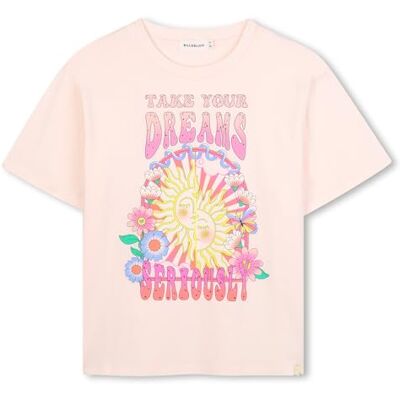 Billieblush U21224 T-shirt pour fille, Rose Courage, 14 ans Billieblush U21224 T-shirt pour fille, Rose Courage, 14 ans