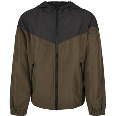 Urban Classics Boys 2-tone Tech Windrunner Jacket Fille Urban Classics Boys 2-tone Tech Windrunner Jacket Fille