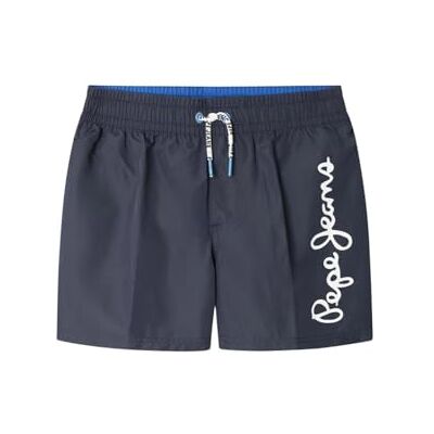 Pepe Jeans Short de bain garçon logo bleu marine 40 Pepe Jeans Short de bain garçon logo bleu marine 40
