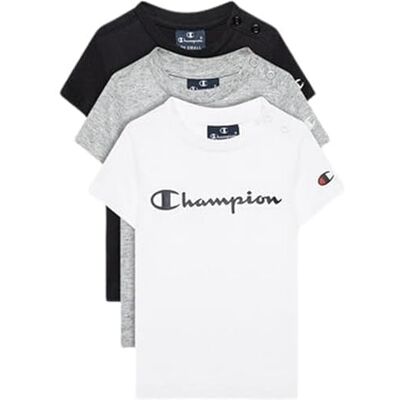 Champion Legacy American Classics Logo S/S Pack T-shirt Bébé garçon (lot de 3) Champion Legacy American Classics Logo S/S Pack T-shirt Bébé garçon (lot de 3)