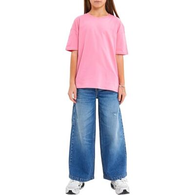 LTB Jeans Kokaha T-shirt pour fille avec imprimé à manches courtes et col bateau en 100% coton rose Taille 104 cm, Morning Glory 2524, 104 LTB Jeans Kokaha T-shirt pour fille avec imprimé à manches courtes et col bateau en 100% coton rose Taille 104 cm, Morning Glory 2524, 104