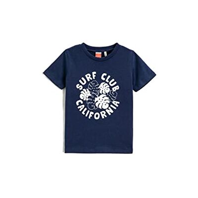 Koton Printed Short Sleeve T-shirt Crew Neck T-shirt Baybboys Koton Printed Short Sleeve T-shirt Crew Neck T-shirt Baybboys
